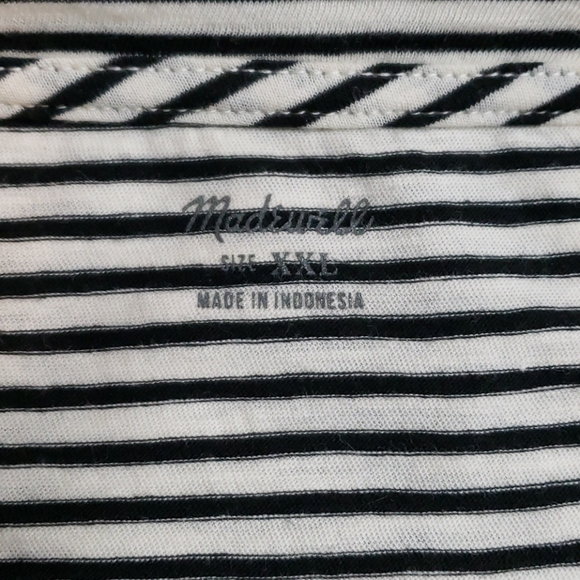 [Madewell] XXL Simone Striped Short Sleeved Shirt - Picture 4 of 5